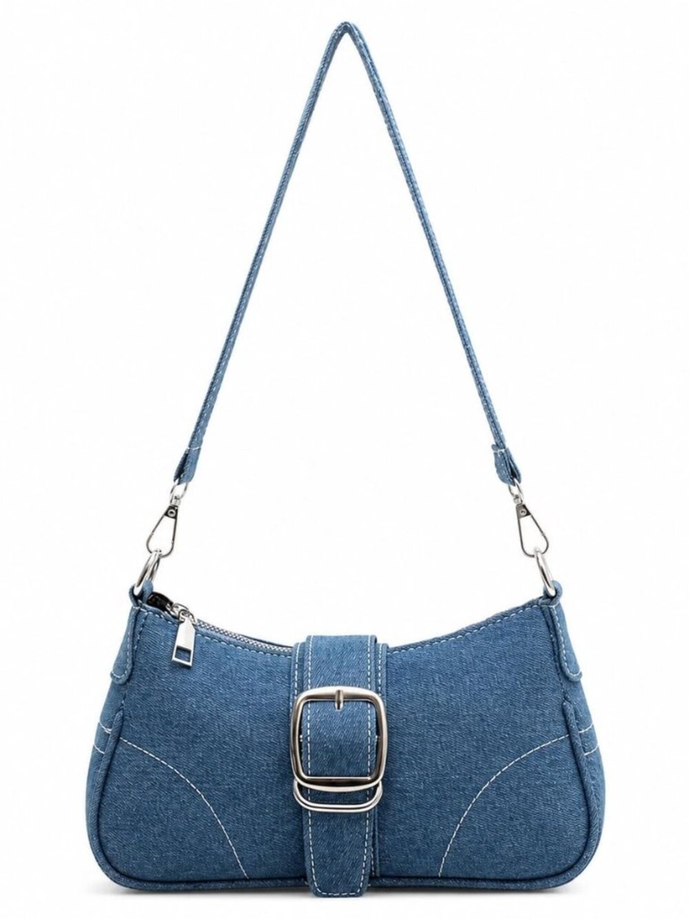 Women Denim Mini Bucket Bag Crossbody Purse Shoulder Handbag Drawstring Quilted